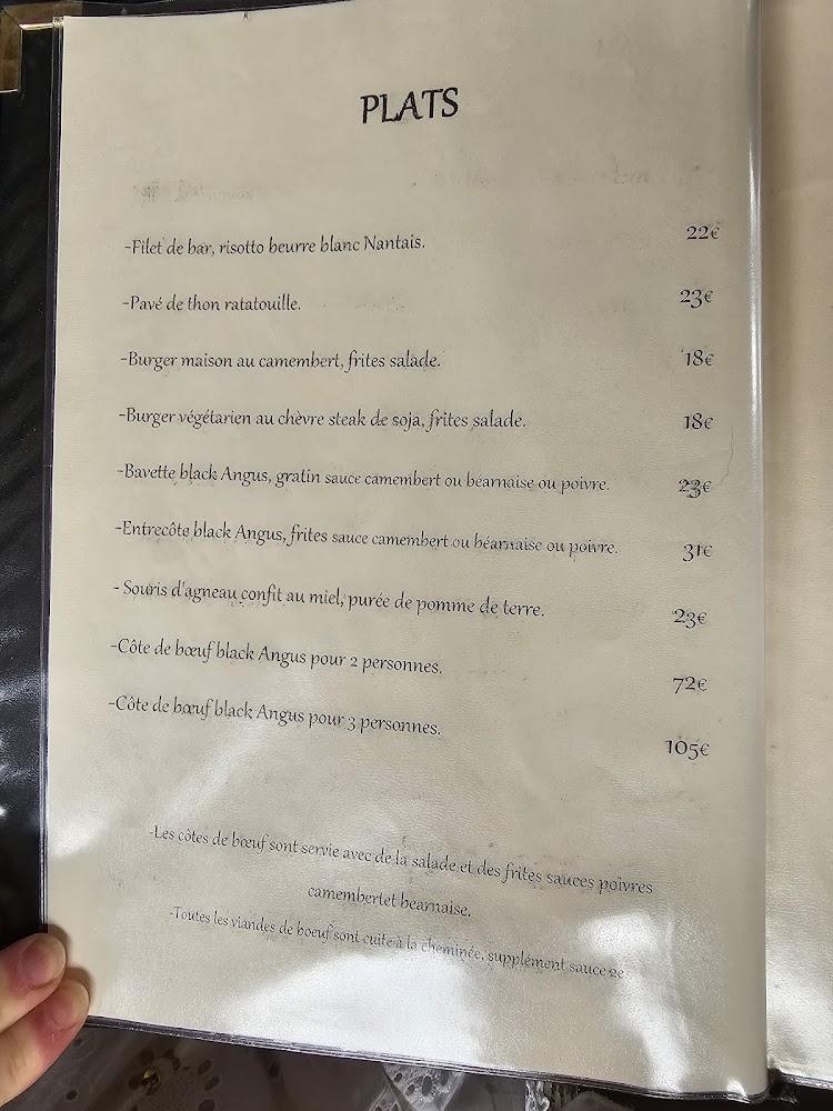 La Grange de Tom - Menu Image 2